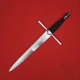 Rogue Steel En-Suite Dagger with Steel Blade, Straight Guard, Rayskin Grip, and Tapered Pommel