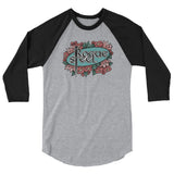 3/4 Raglan Tee - Floral Logo