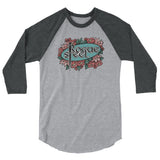3/4 Raglan Tee - Floral Logo