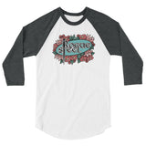 3/4 Raglan Tee - Floral Logo