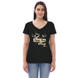 Women’s V-Neck Tee - Fight On!