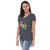 Women’s V-Neck Tee - Fight On!
