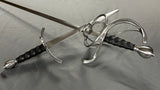 Two Ring Swept Hilt Rapier and Dagger