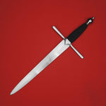 Rogue Steel En-Suite Dagger with Steel Blade, Straight Guard, Rayskin Grip, and Round Pommel
