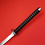 Rogue Steel Katana with Steel Blade Musashi Tsuba and Wrapped Leather Grip
