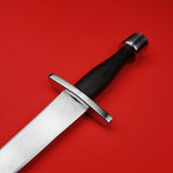 Rogue Steel Leaf Blade Sword Guard Detail