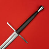 Rogue Steel Longsword with Fullered Blade, Straight Guard and Leather Grip