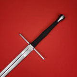 Rogue Steel Longsword with Fullered Blade, Straight Guard and Waisted Rayskin Grip