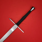 Rogue Steel Longsword with Straight Guard and Waisted Rayskin Grip